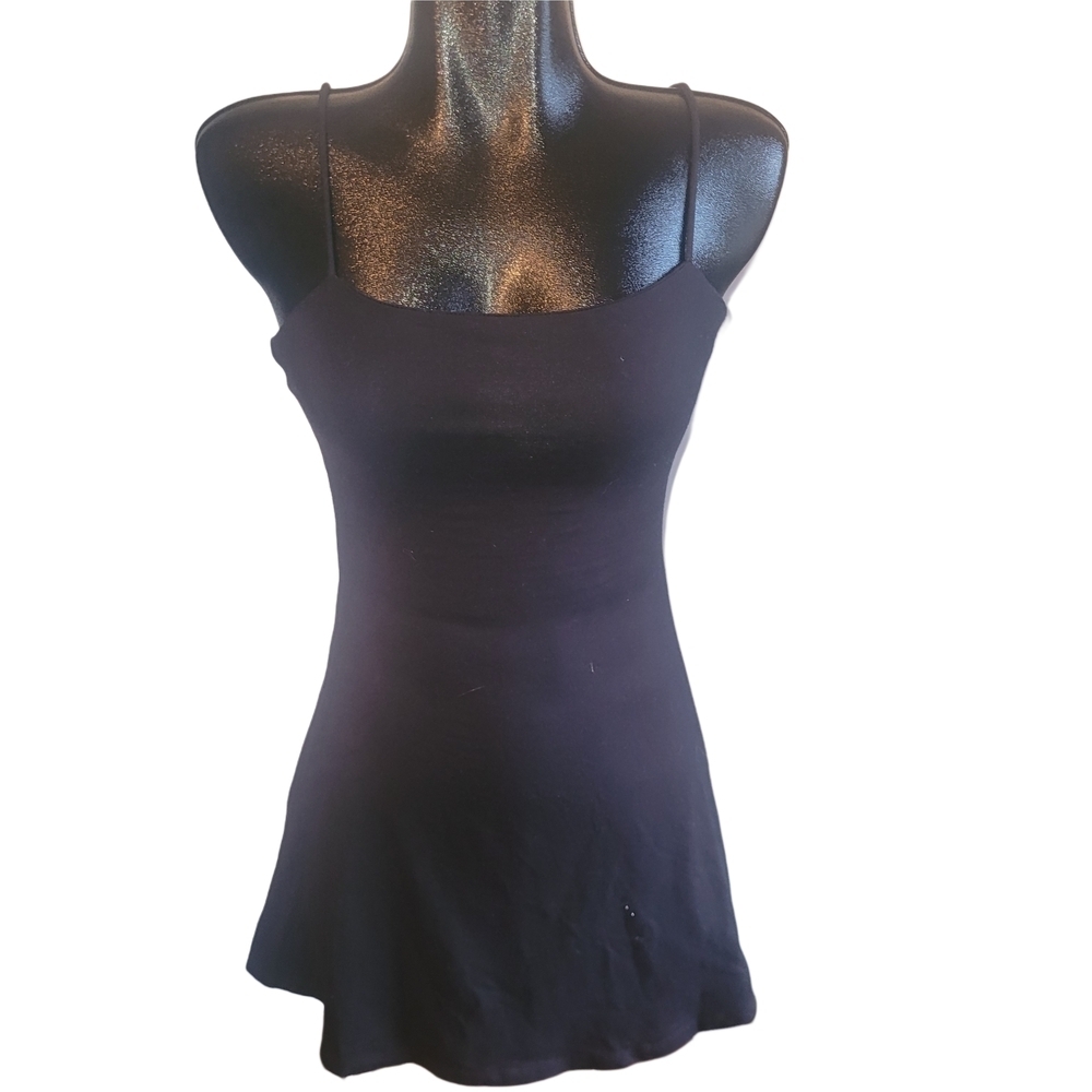 Volcom Georgia May Jagger Black Cami Style Skater Dress Size XS
